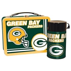 green bay packers metal lunch box|Amazon.com: Packers Lunch Box.